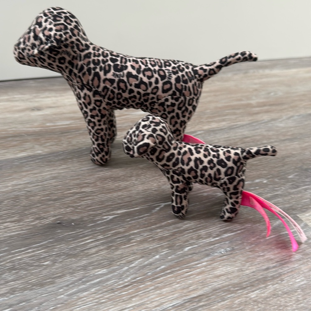 Victoria secret pink cheetah dogs